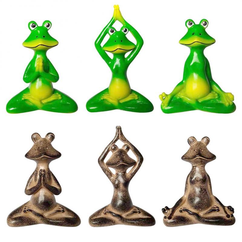 Zen Frog Statue