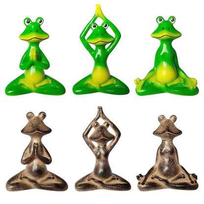 Zen Frog Statue