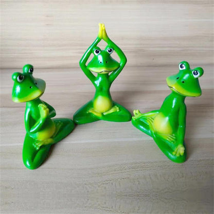 Zen Frog Statue