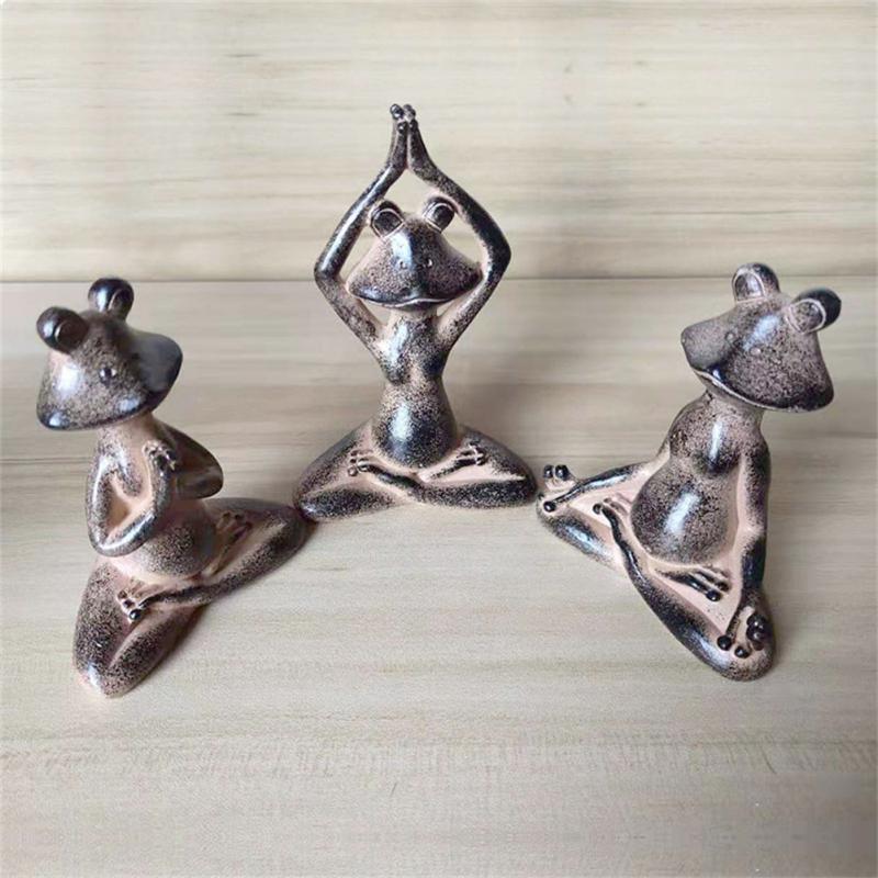 Zen Frog Statue