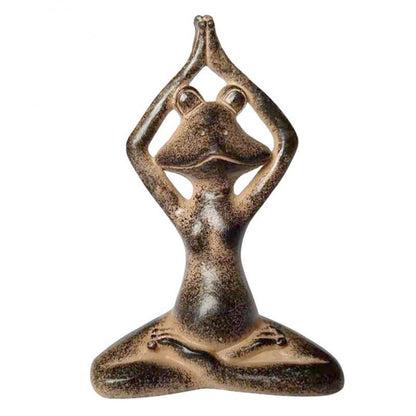 Zen Frog Statue