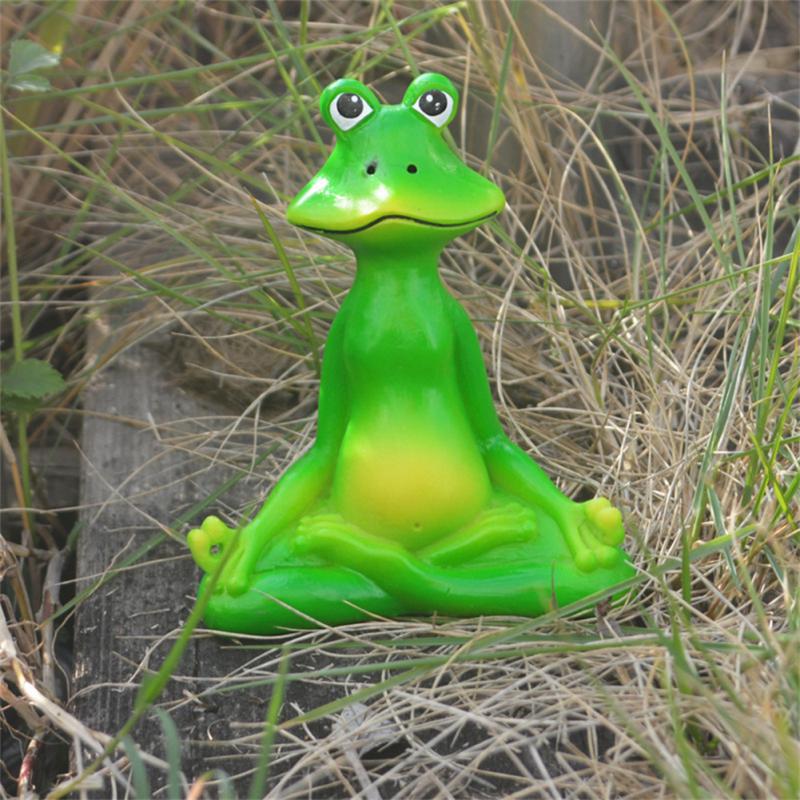 Zen Frog Statue