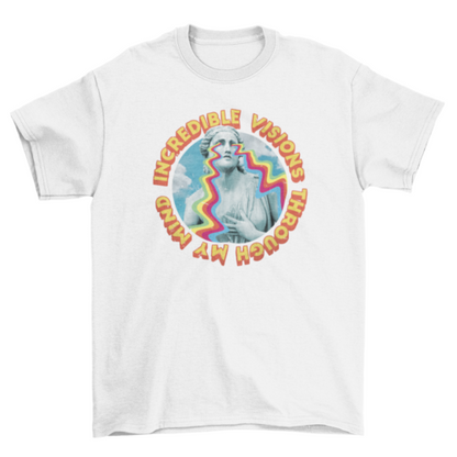 Rainbow Retro Tee Shirt